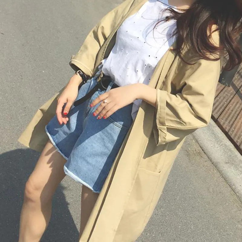 

Women's Denim Shorts Fashion Brand Vintage Shorts Casual Ripped High Waist Wide Leg Loose High Waist Shorts Jeans 2018