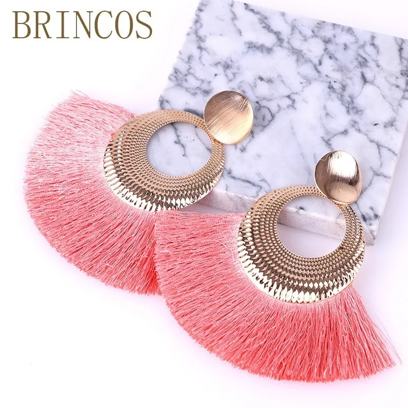 Элегантные роскошные длинные серьги модные женские Геометрические Подвески