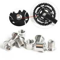 4 pair mtb nail plate dental plate screws steel chainwheel bolts road bike crank plate crusset nut parts bicycle accessories