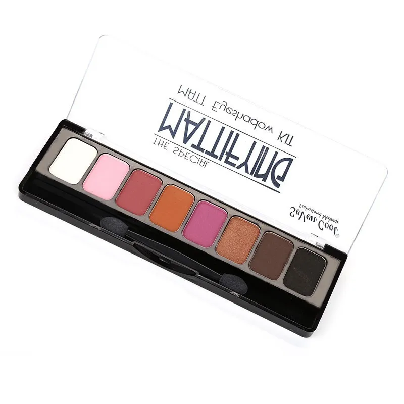 Blueness 8 цветов палитра теней для век водостойкая beauty Glaz макияжа матовая мерцающая