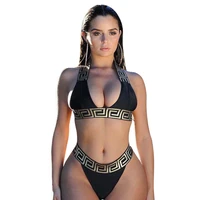 designers luxury swimwear bandage swimsuit sexy bikini set women crop top bikinis mujer separate fused swimming suit biquini