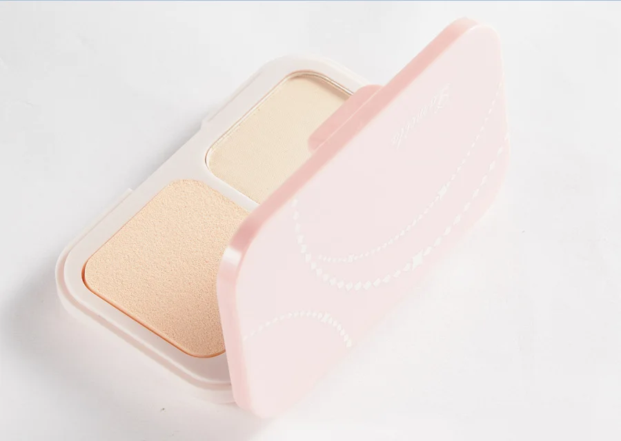 Dry And Wet Powder Cake Long-Lasting Oil Control Waterproof Repair Makeup Concealer |