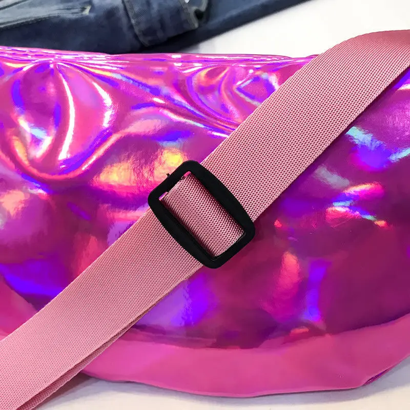 2019 Hot Holographic Waist Bags Women Fanny Pack Female Belt Bag Geometric Packs Laser Chest Phone Pouch | Багаж и сумки