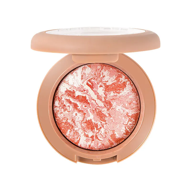 Макияж выпечки порошок глянцевый земля оранжевый грейпфрут мраморный Палитра