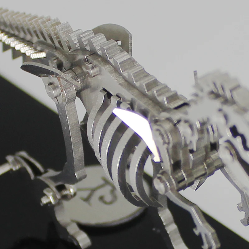 Diloposaurus 3D стальной металлический шарнир мобильность набор миниатюрных моделей