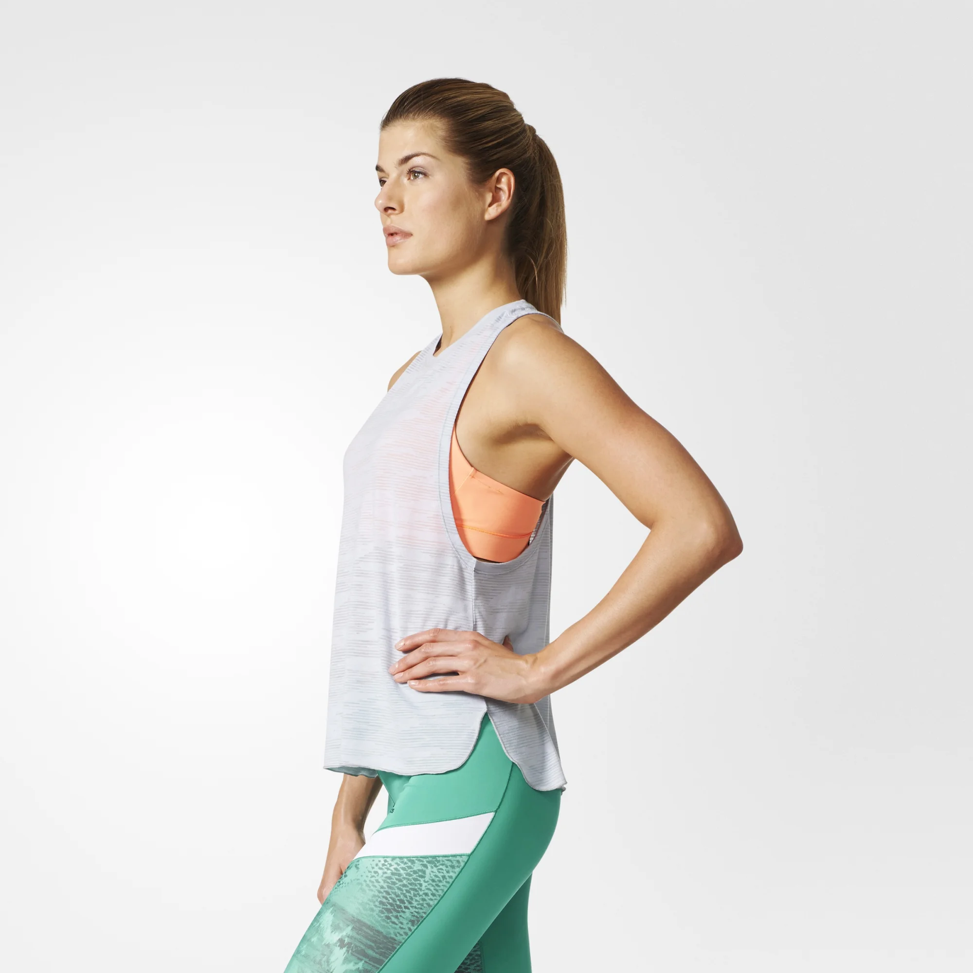 Майка женская Adidas BK2641|Беговые жилеты| |