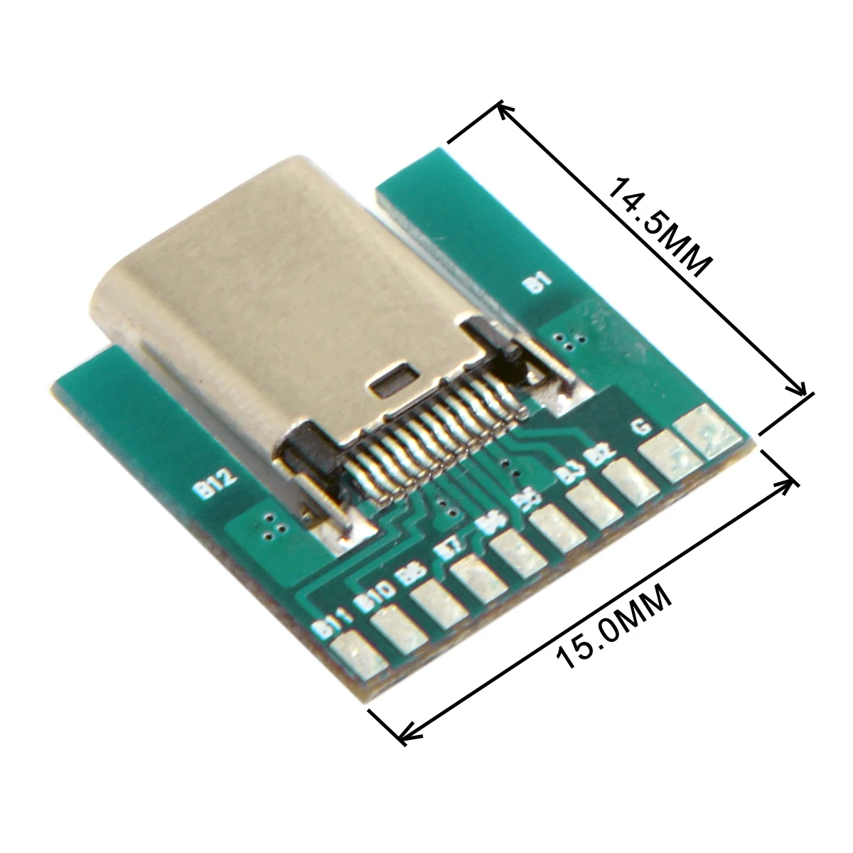 

CYSM DIY 24pin USB 3.1 Type C Female Socket SMT Type Connector with PC Board