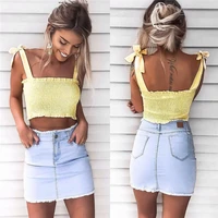 new womens summer lace up short solid short halter tops top sleeveless casual halter tops top t shirt