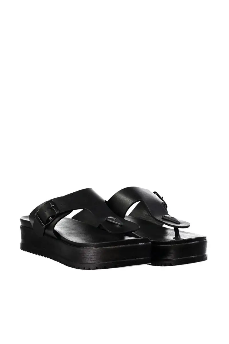 Trendyol черные женские тапочки TAKSS19OZ0012 | Обувь