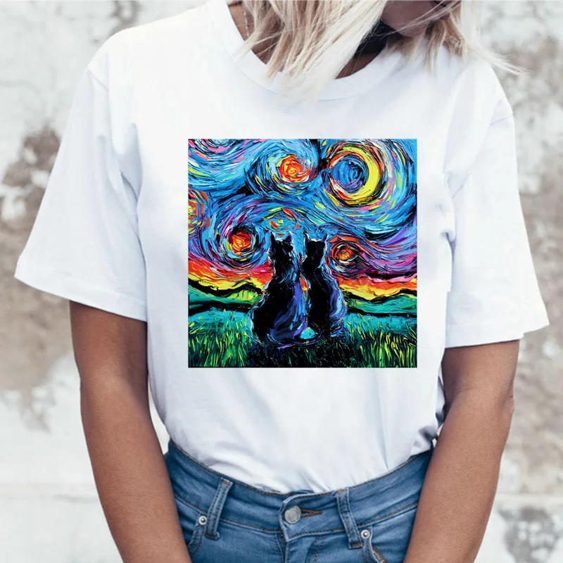 Женский топ для женщин футболка с надписью thropn Doodle Popculture Kindness Tee страшная цветная