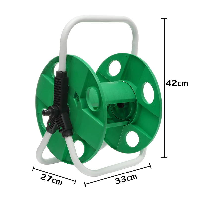 

Portable Garden Hoses Cart Wall Mount 10-40M 1/2 Water Pipe Of The The Of Automatic Holder Stand Water Pipe Storage Rack Tool