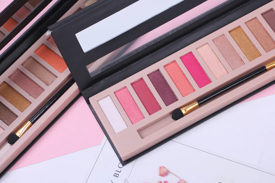 Тренд сетка красные тени для век лоток 12 цветов Красочный макияж лоток| |