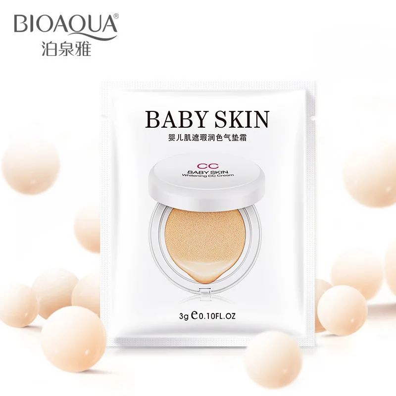 BIOAQUA воздушная подушка CC Крем корректор для образцов Увлажняющая Основа