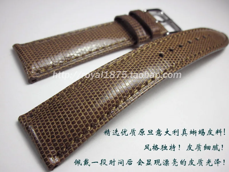 New design 18mm 19mm 20mm 21mm 22mm man New Top Grade Lizard pattern Genuine Leather Watch BAND Strap for High-end Brand watch