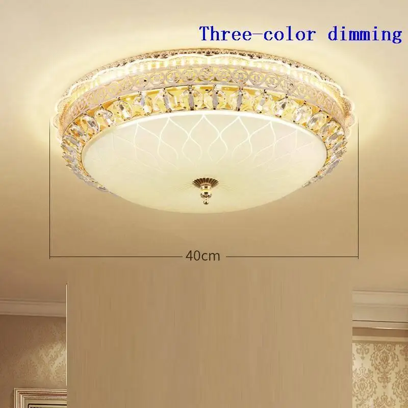 Светильник Plafonnier для Sufitowe винтажный кристалл Led Luminaria Teto освещение гостиной Lampara De