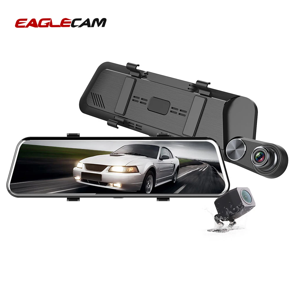 Eaglecam Full HD 1080 P зеркало два видеорегистратора Автомобильный видеорегистратор