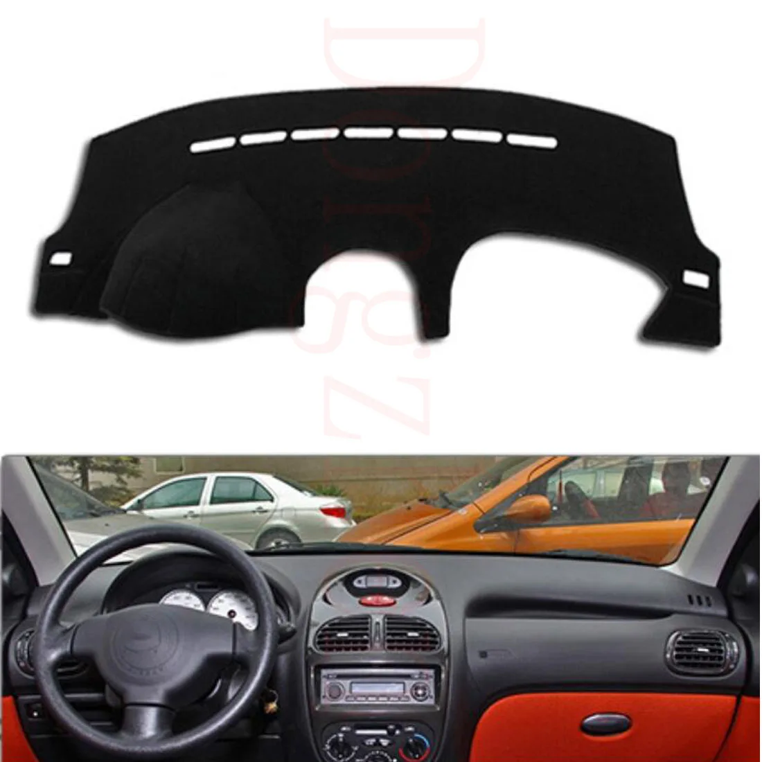 Dongzhen подходит для Citroen C2 2008 до 2013 приборной панели автомобиля крышка избежать Light