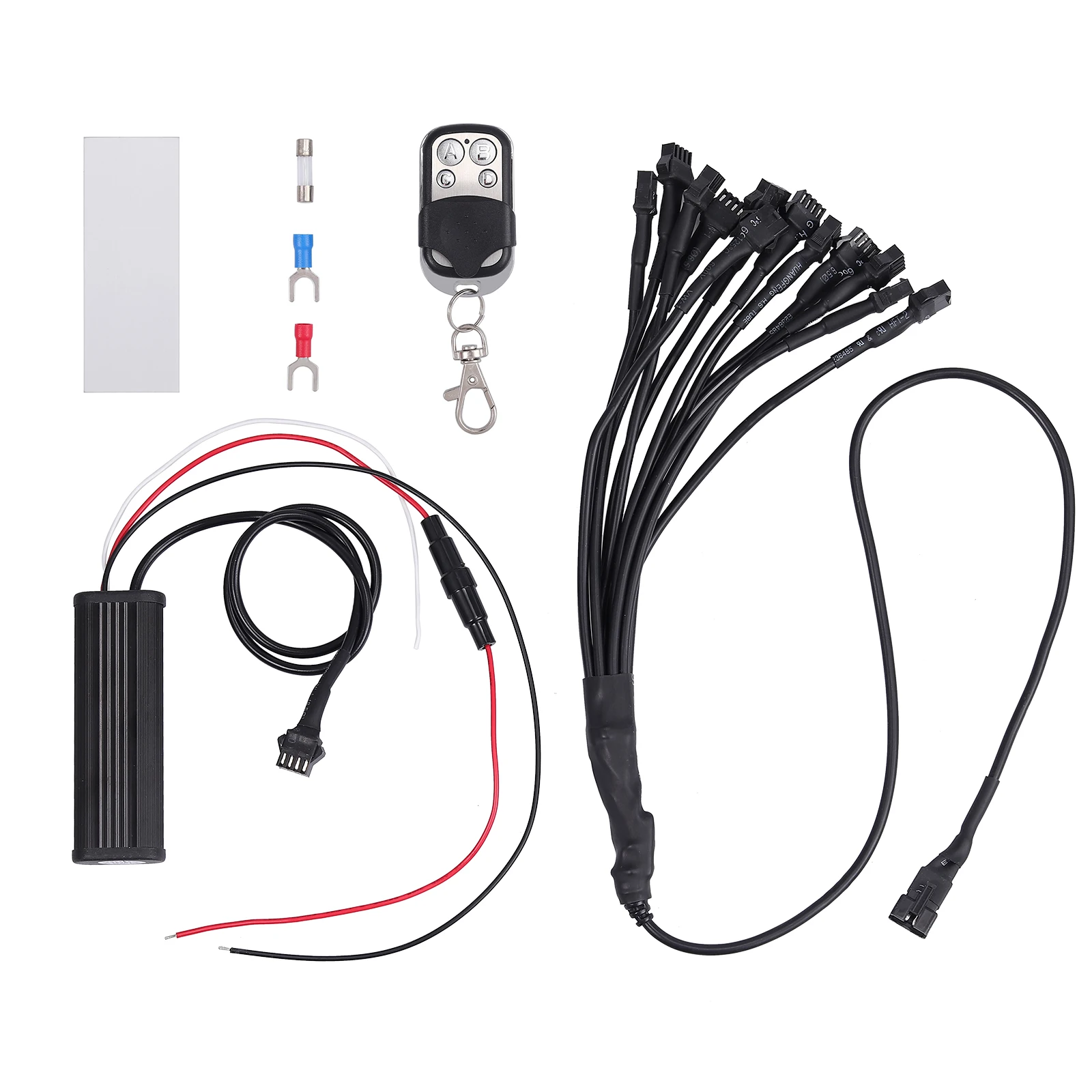 Juzech 12 шт мотоцикл многоцветный/15 видов цветов RGB 72LED Неоновая Гибкая световая