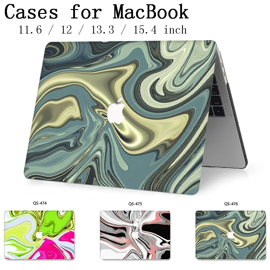 Для MacBook Air Pro retina 11 12 13 15 с защитой экрана клавиатуры Чехол для Apple 3 4 дюймов сумка