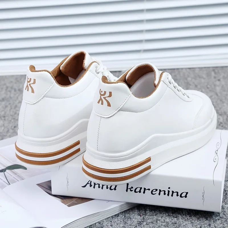 MOSOPRO Woman Spring Sneakers Embroidery Sports Shoes Walking Outdoor Autumn Tennis Height Increasing S019 | Спорт и развлечения