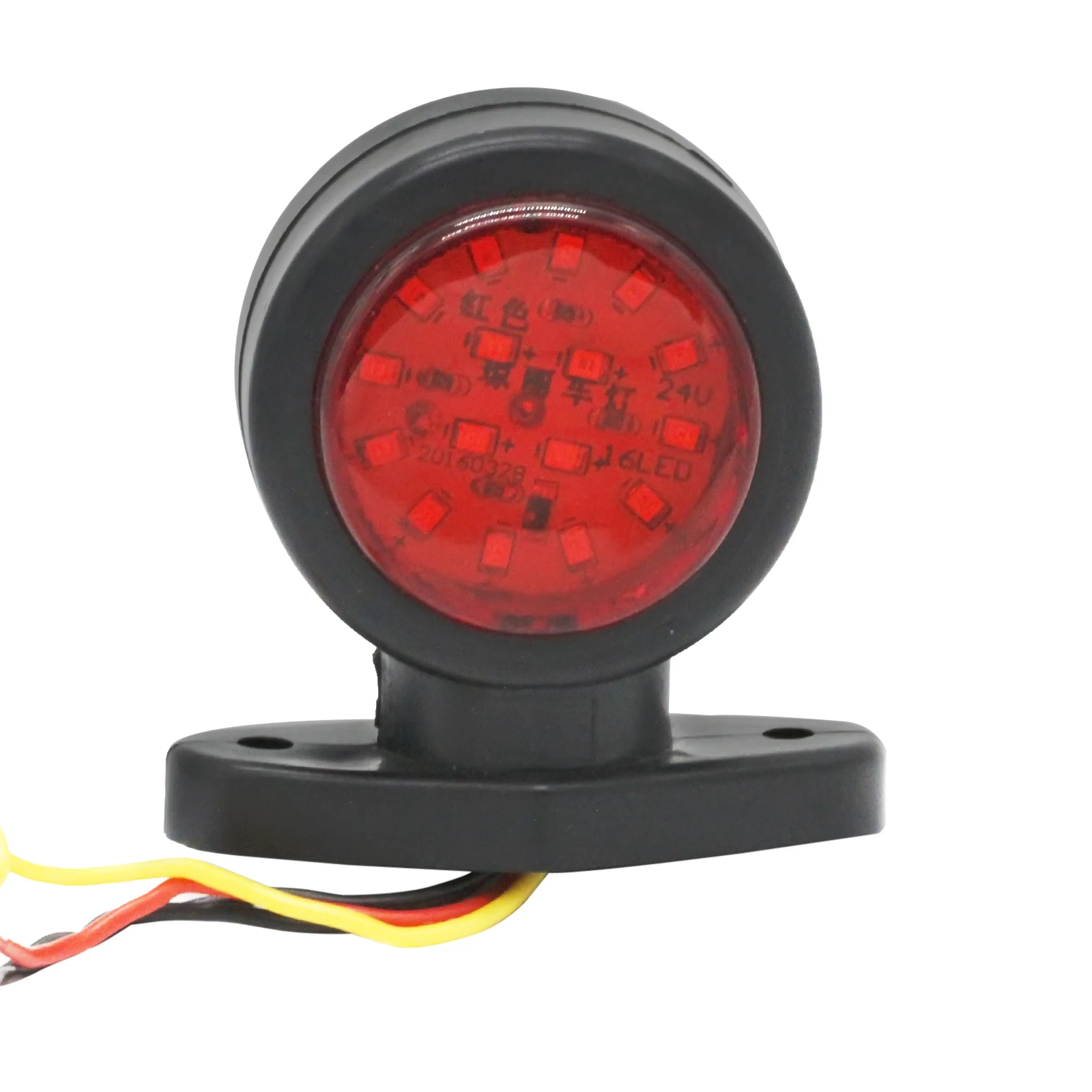 Justech 2pcs светодиодный SMD мини боковые резиновые габаритные огни лампа трейлер