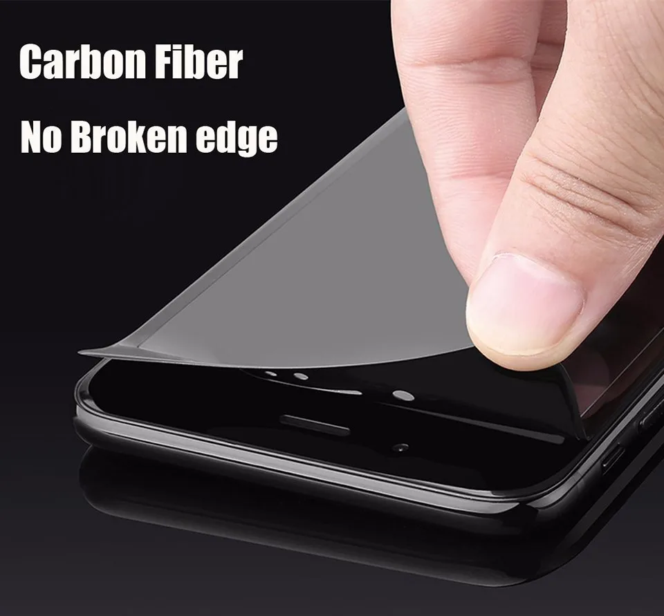 3D изогнутый край Полное покрытие Защита экрана для iPhone 7 6 S 8 закаленное стекло s Plus