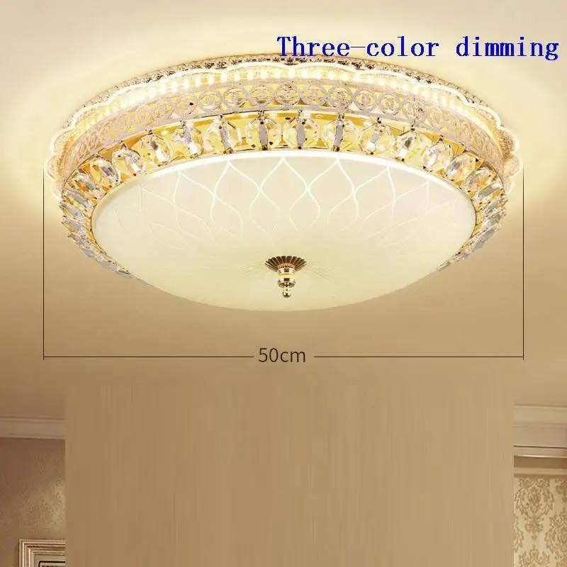 Светильник Plafonnier для Sufitowe винтажный кристалл Led Luminaria Teto освещение гостиной Lampara De