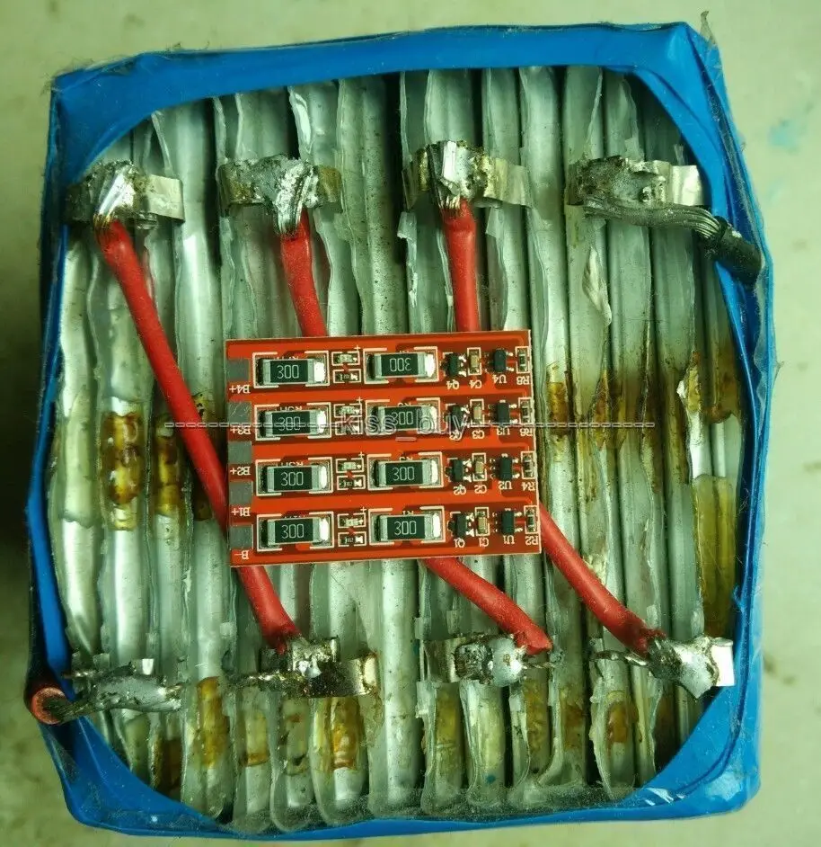 Защитная плата для зарядки аккумулятора BMS с балансом 1s 2s 3s 4s cell 3 2 V LiFePo4