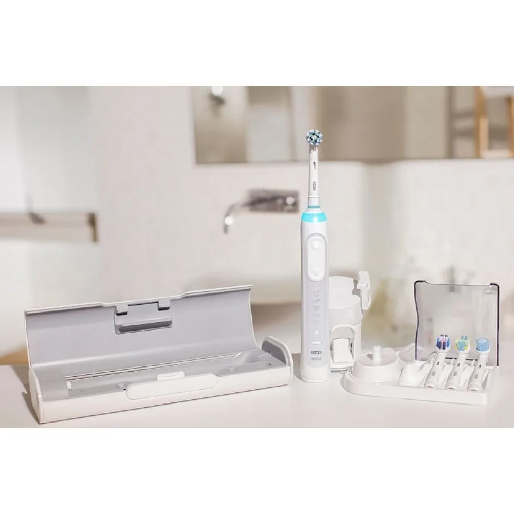 Электрическая зубная щетка Braun Oral B Genius 8200 White + Kids D10.513K|Электрические зубные щетки|