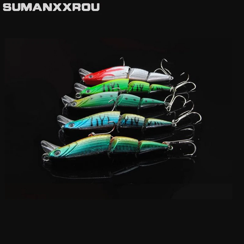 1Pcs Swimbait 110mm Lifelike Crankbait 3D Eyes Fish Bait Wobbler Tackle with Imitating small fish swimming. Lu Ya bait | Спорт и