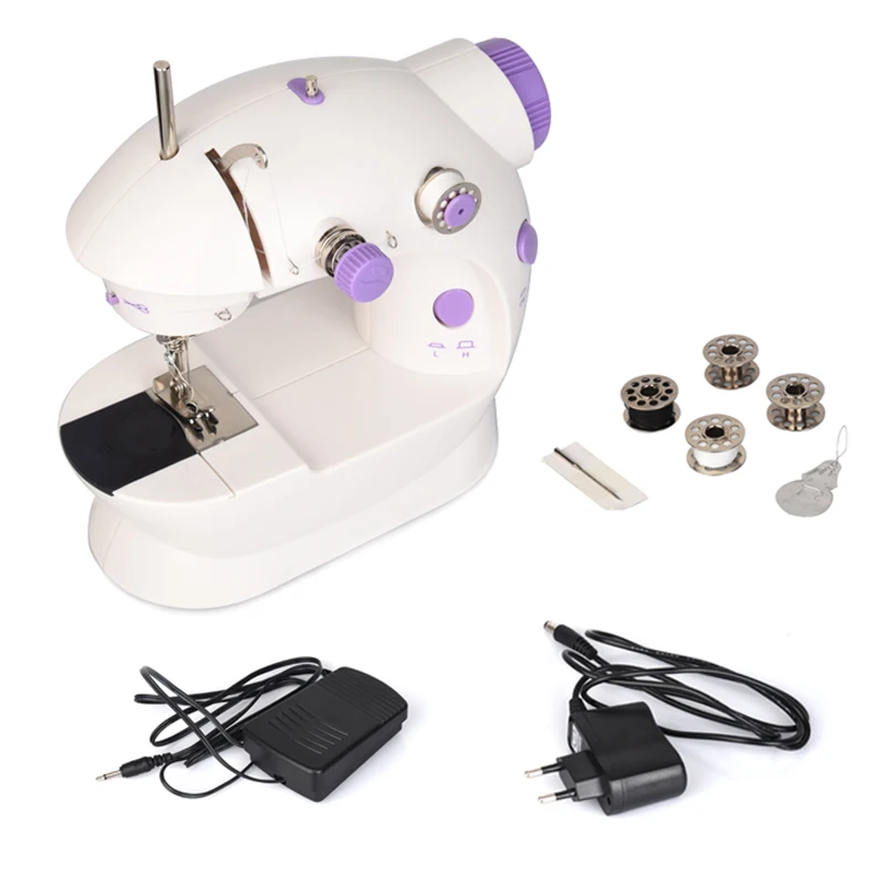 Портативная электрическая швейная машина мини аппарат для шитья с