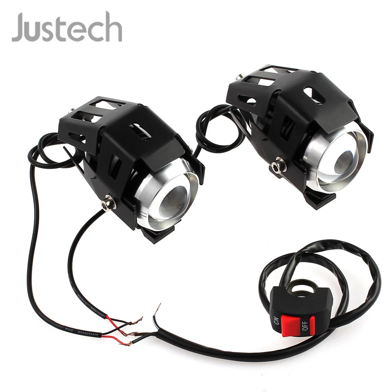 Justech 2x15 Вт светодиодный головной светильник s для U5 мотоциклетный