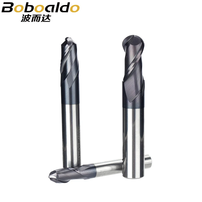 

1 шт., Концевая фреза из алюминия с покрытием TiAIN и вольфрамовым покрытием