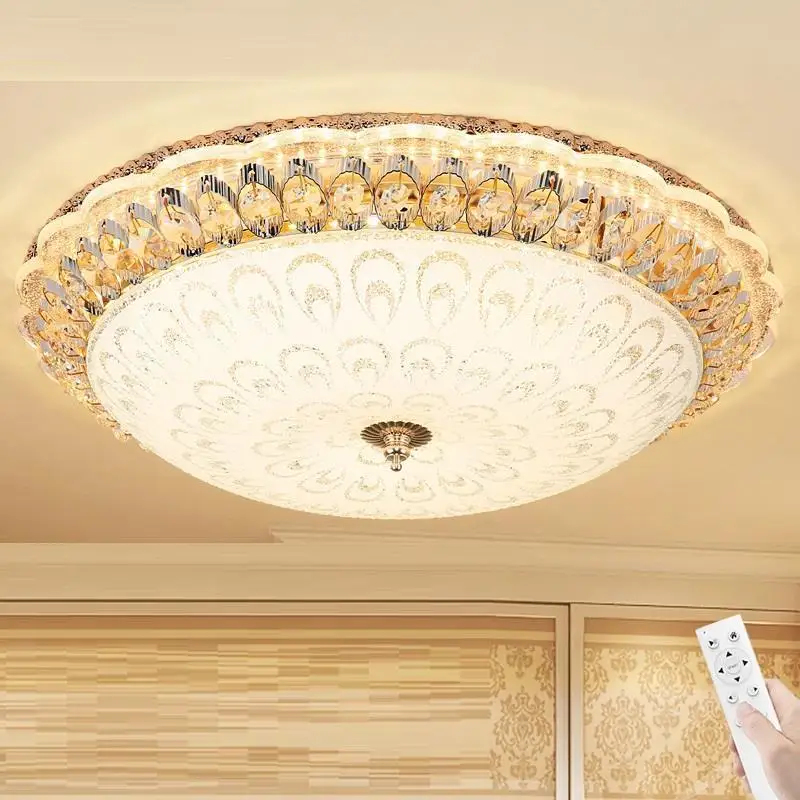 Светильник Plafonnier для Sufitowe винтажный кристалл Led Luminaria Teto освещение гостиной Lampara De