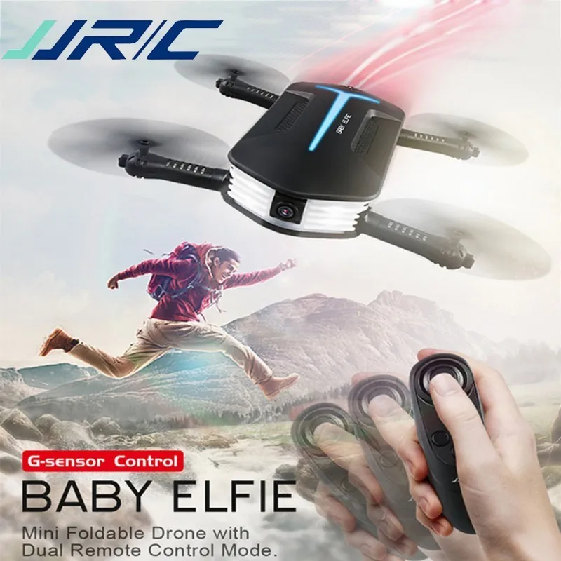 Квадрокоптер JJRC BABY ELFIE Радиоуправляемый Дрон для селфи с HD FPV мини карманный