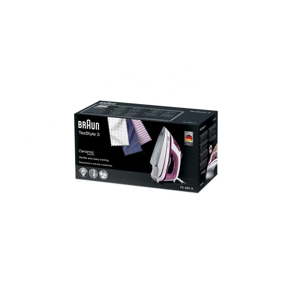 Паровой утюг Braun TexStyle 3 TS365A|Утюги и парогенераторы| |