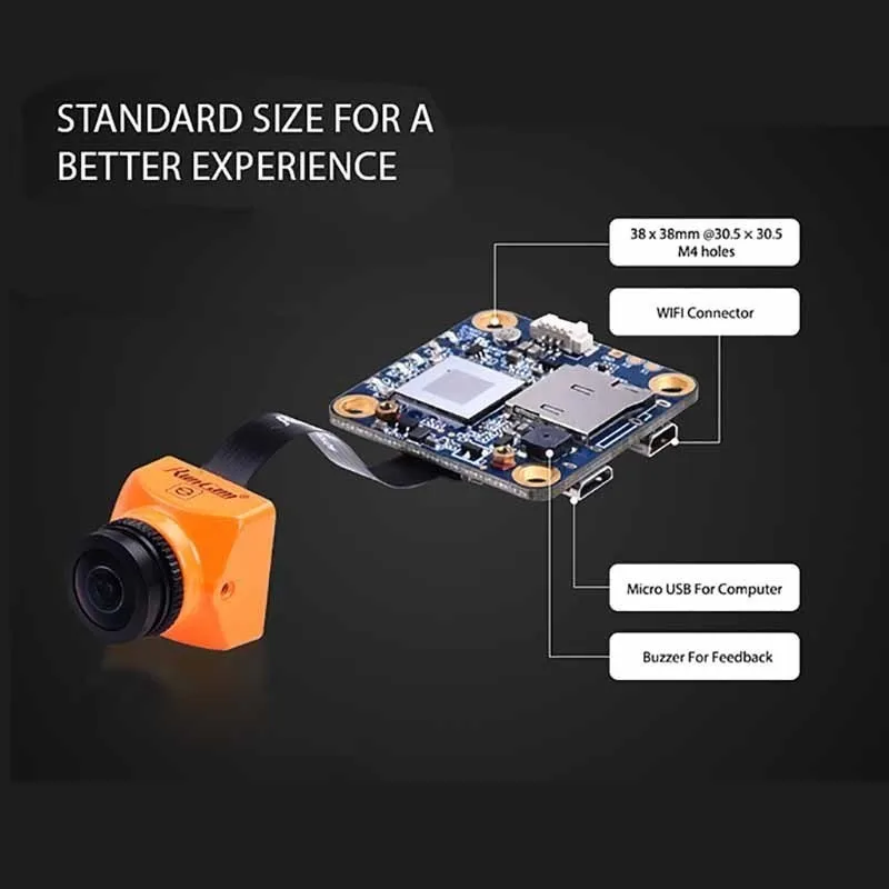 RunCam Split 2S FOV 170 градусов супер WDR Мини FPV Wifi камера 2 МП 1080P 60fps DVR HD Запись OSD для