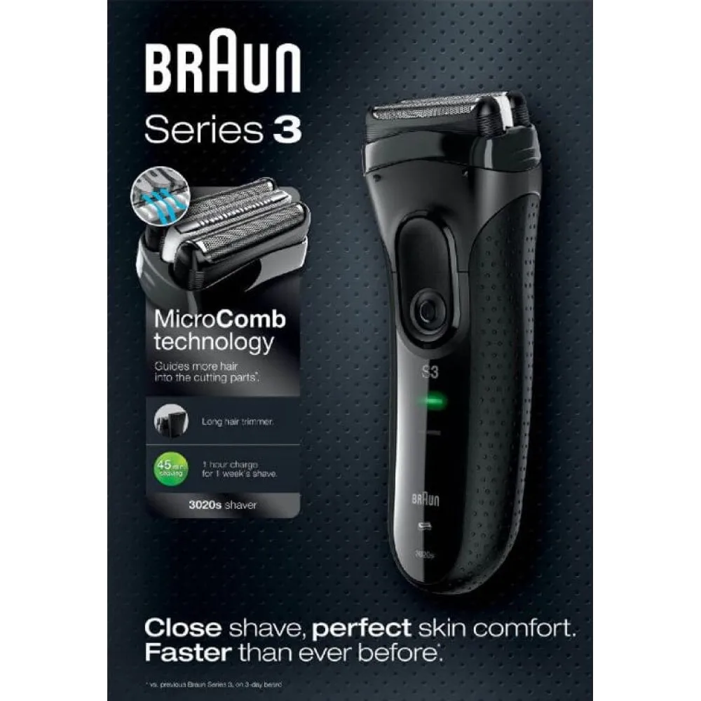 Электробритва Braun Series 3 ProSkin 3020s | Бытовая техника