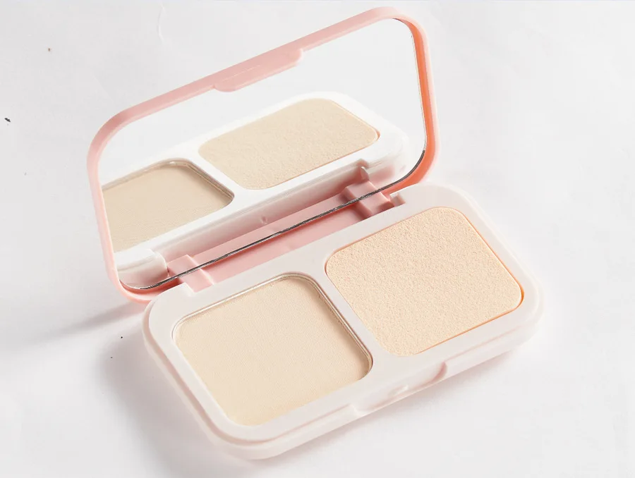 Dry And Wet Powder Cake Long-Lasting Oil Control Waterproof Repair Makeup Concealer |