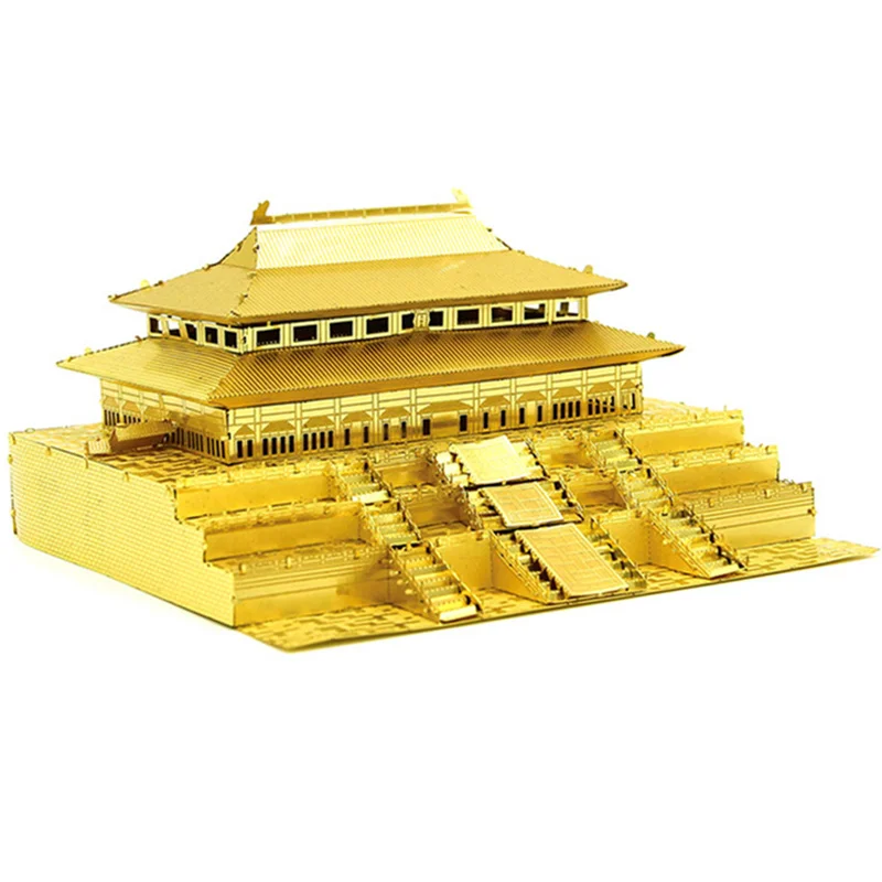 Forbidden City Пекин Китай Забавные 3d Металлические Diy Миниатюрные модели наборы