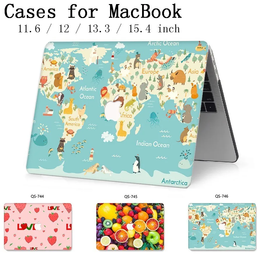 Новый чехол для ноутбука Apple MacBook Air Pro retina 11 12 13 15 3 4 дюймов с сенсорной панелью +