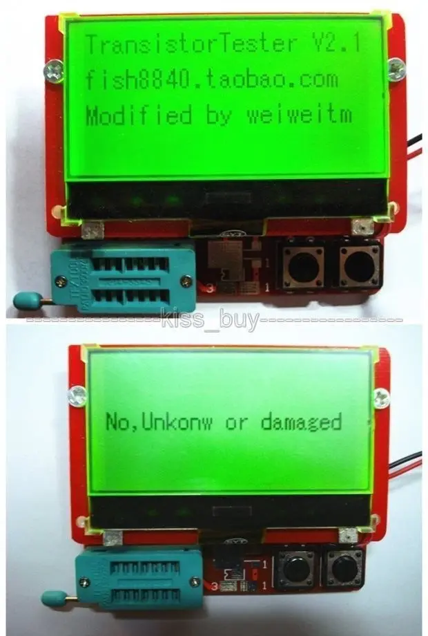Mega328 Transistor Tester ESR Meter Big Screen LCD Diode Triode Capacitance NPN PNP MOSFET inductor | Электроника