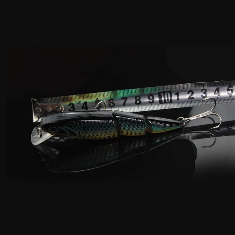 1Pcs Swimbait 110mm Lifelike Crankbait 3D Eyes Fish Bait Wobbler Tackle with Imitating small fish swimming. Lu Ya bait | Спорт и