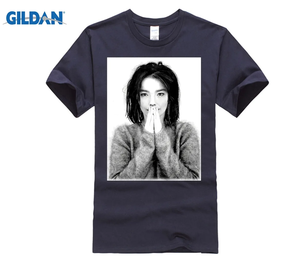 GILDAN The Ice Cubes Bjork 132 футболка Исландская 90s Поп Футболка мужские футболки бренд