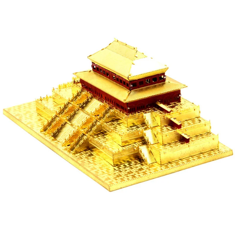 Зал высшей гармонии Китай весело 3d из металла Diy Миниатюрная модель Наборы Puzzle
