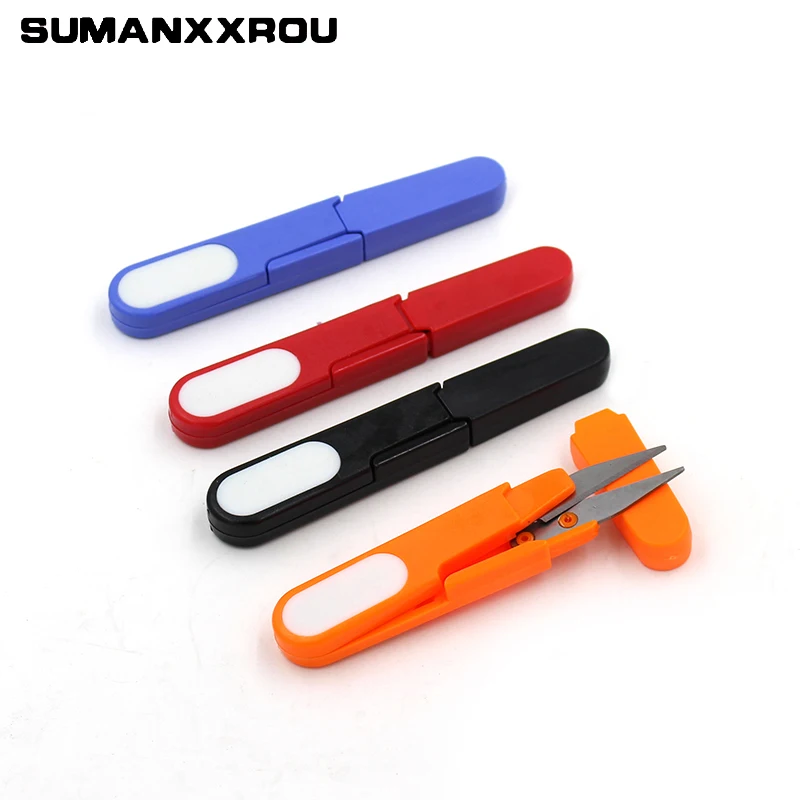 Ножницы для рыбалки linePortable рыболовные ножницы с пластиковыми ручками крышками