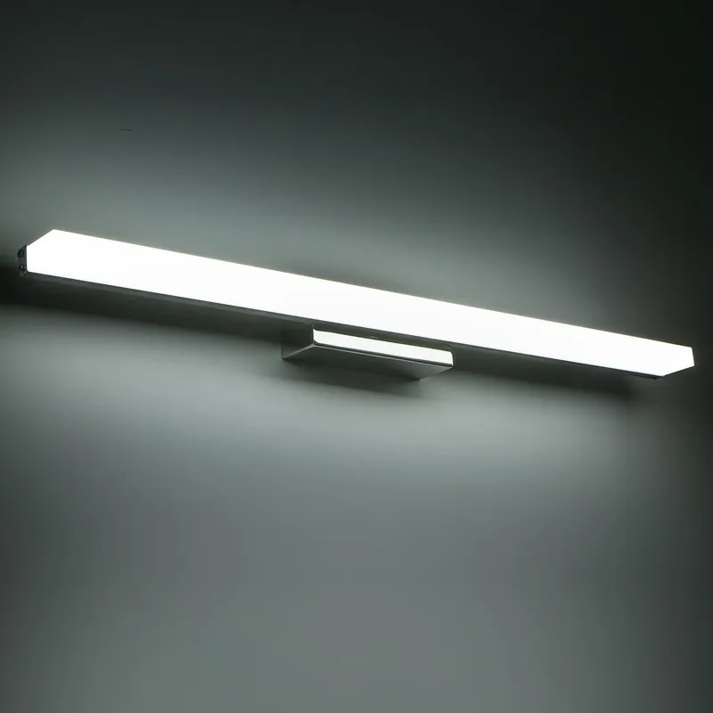 

led mirror light stainless steel AC85-265V Modern Wall lamp bathroom lights 40cm 60cm 80cm 100cm 120cm wall sconces apliques