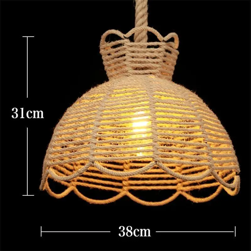 Bambini Touw Decoracao Para Casa De Techo Moderna Hanging Lamp Deco Maison Suspension Luminaire Lampara Colgante Hanglamp | Освещение