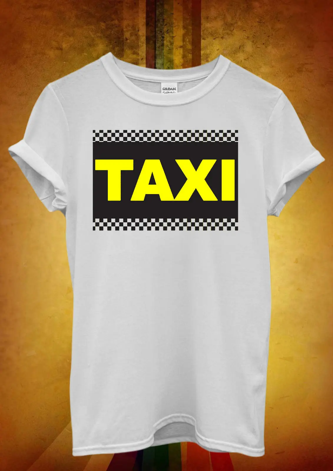 Фото Такси Cab Driver забавная Новинка крутая Мужская и женская футболка унисекс жилет 1248