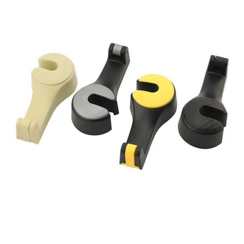 

1PCS 2in1 Multifunction Clips Multi-functional Car Seat Headrest Hook Bag Organizer Hanger Phone Holder